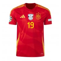 Camiseta España Lamine Yamal #19 Primera Equipación Eurocopa 2024 manga corta